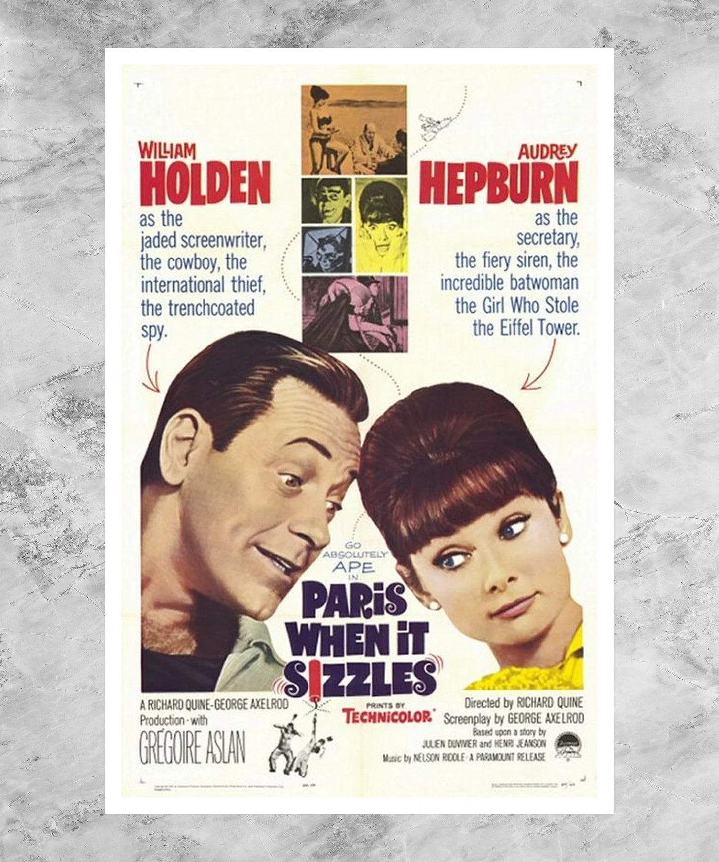Paris - When It Sizzles Poster
